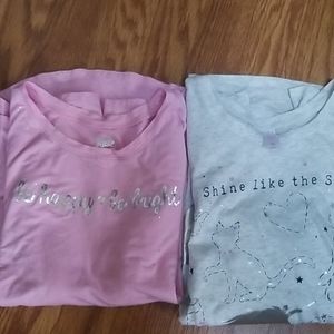 Like new long sleeve Justice shirts